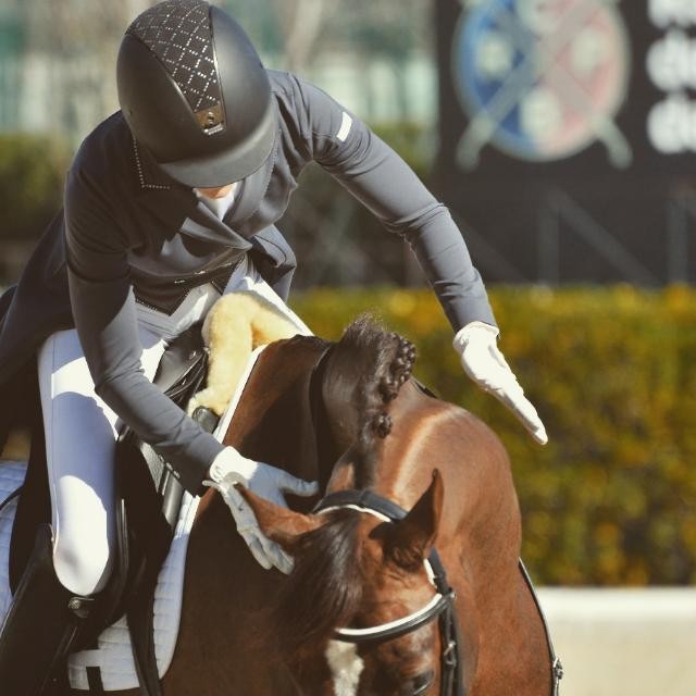 Gran actuación de Diego Martínez Del Moral en el Campeonato de España de Doma Clásica U25